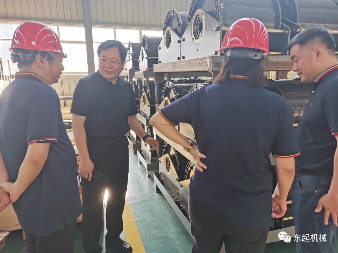 市产业集聚区党委副书记、管委会主任宋太俊一行莅临球速(中国)考察调研